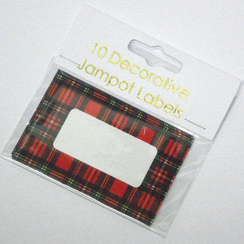 Easybake Tartan Jampot Labels