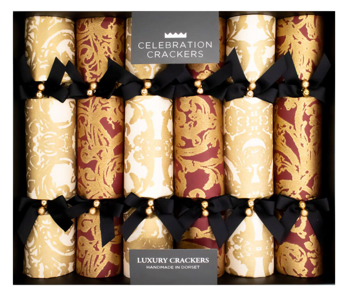 Heart & Soul Studio Delicate Damasks Crackers 6 Pack