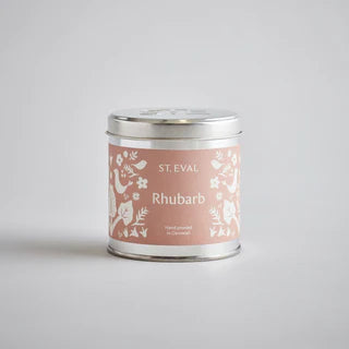 St Eval Candle in a Tin - Summer Rhubarb