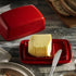 Emile Henry Butter Dish Burgundy 16.5cm x 11cm