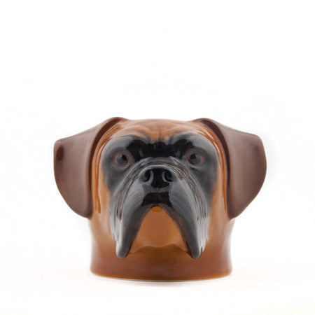 Quail - Boxer Dog Face EggCup