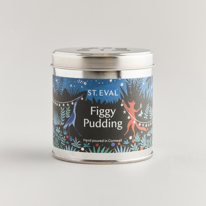 St Eval Christmas Tin Figgy Pudding Fragrance