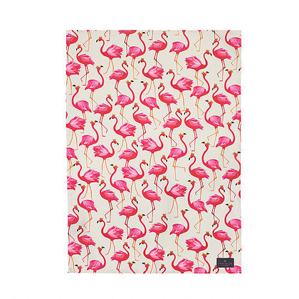 Sara Miller - Tea Towel Flamingos