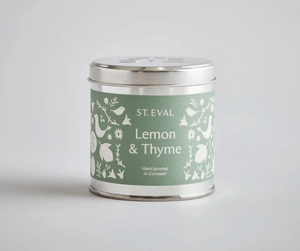 St Eval Summer Lemon & Thyme Scented Tin Candle
