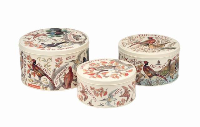 Emma Bridgewater - Game Birds Set Of 3 Cake Tins