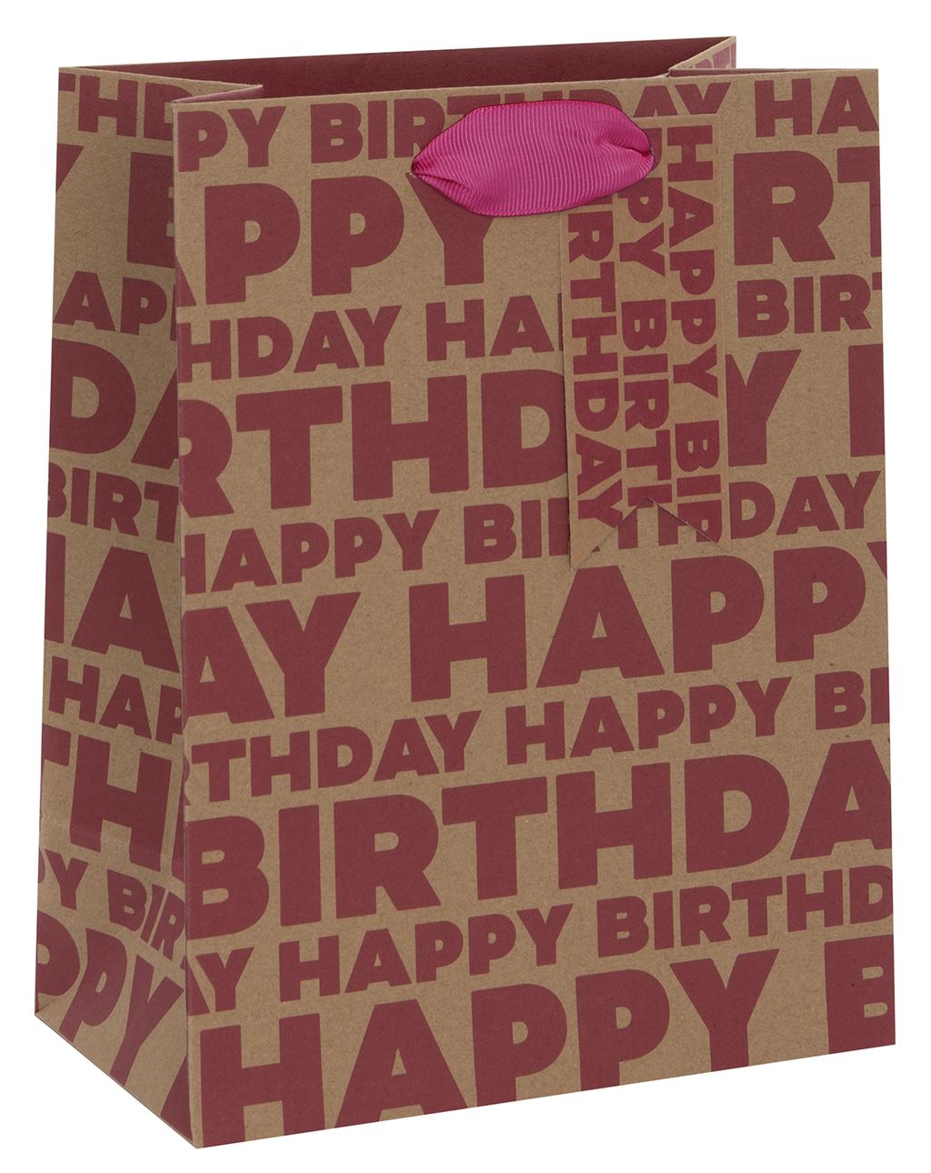 Glick Medium Gift Bag- Happy Birthday Script