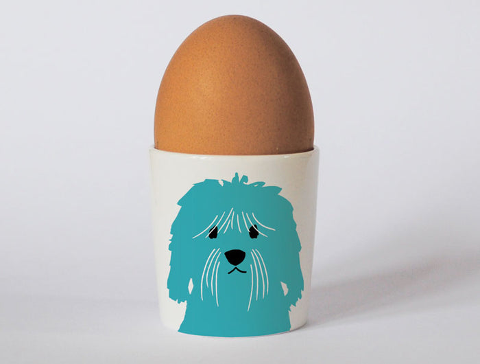 Repeat Repeat - Happiness Egg Cup - Cockapoo Turquoise