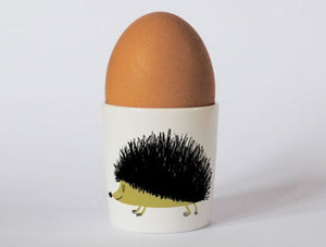 Repeat Repeat Happiness Eggcup Hedgehog - Olive