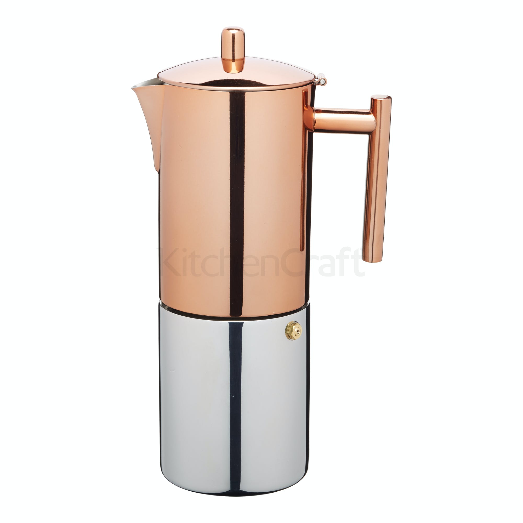 Le'Xpress Espresso Maker 600Ml Stainless Steel & Copper - 10 CUP