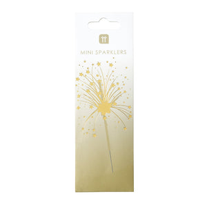 Talking Tables - Luxury Gold Mini Sparklers 10 per pack