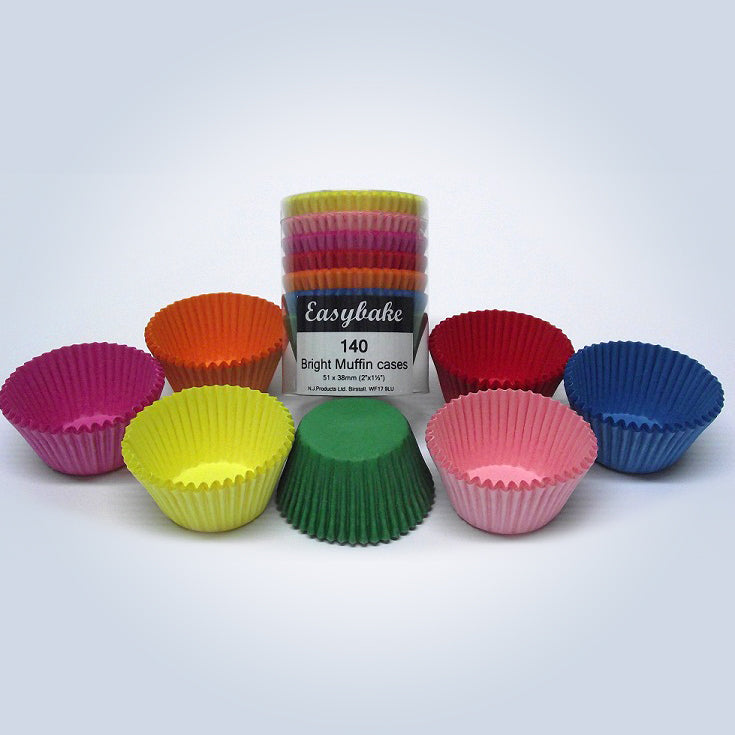 NJ Products Brights Assorted Muffin Cases