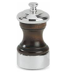 Peugeot - Palace Silver Plated & Polished Wood Pepper Mill 10cm