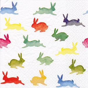 Anniversary House - Tiflair Colourful Spring Rabbits Lunch Napkins 3 ply