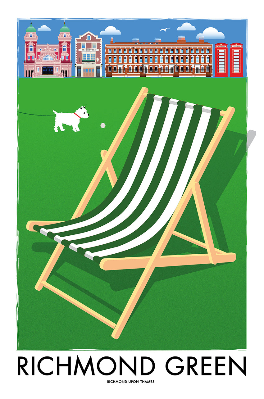 Richmond Green - Richmond Green Coloured Tea Towel
