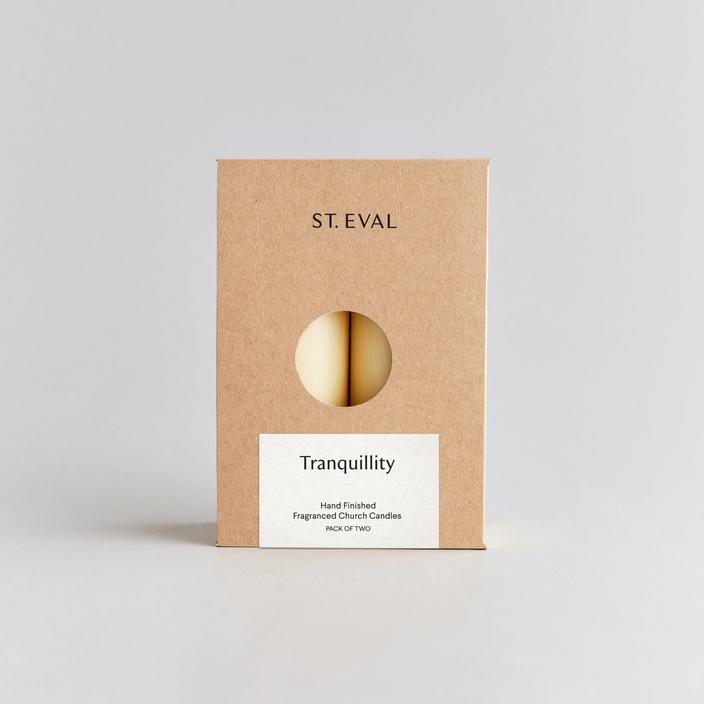 St Eval Pack of 2 Tranquillity Fragranced Candles 2" x 6"