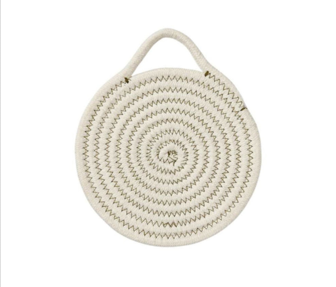 Ladelle Oliver Green Rope Trivet