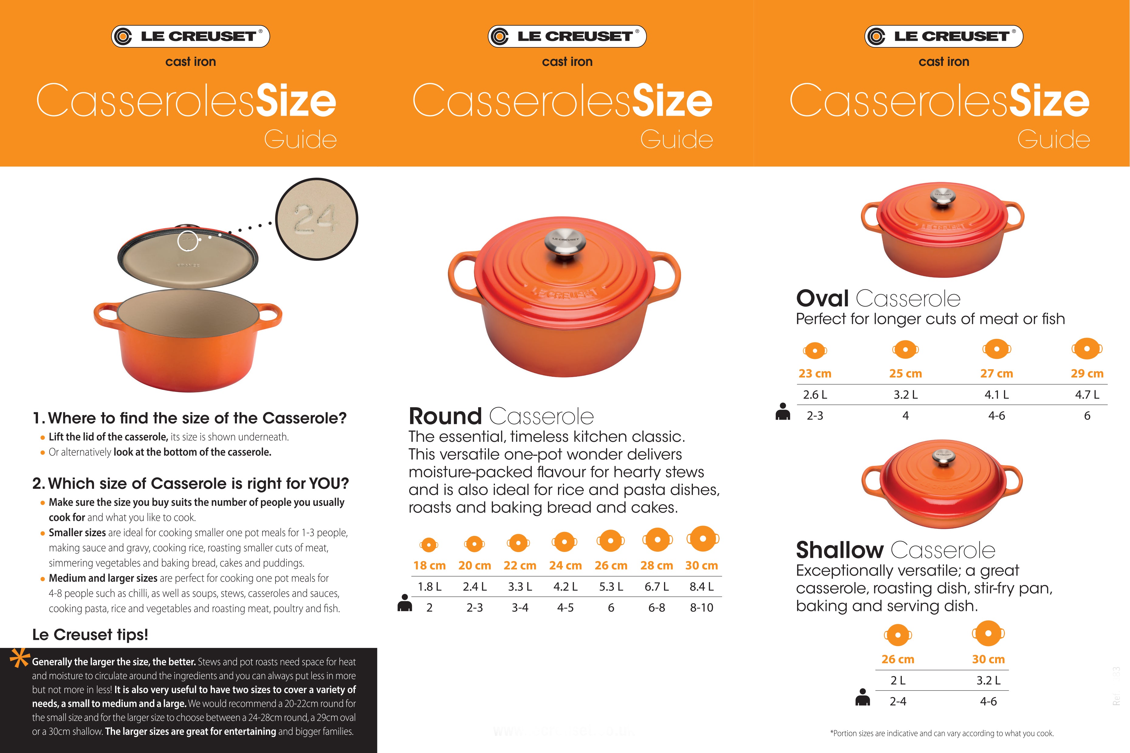 Le Creuset Cast Iron - Cerise (9 sizes available round & oval)