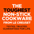 Le Creuset Toughened Non-Stick Shallow Casserole with Glass Lid (3 sizes available)