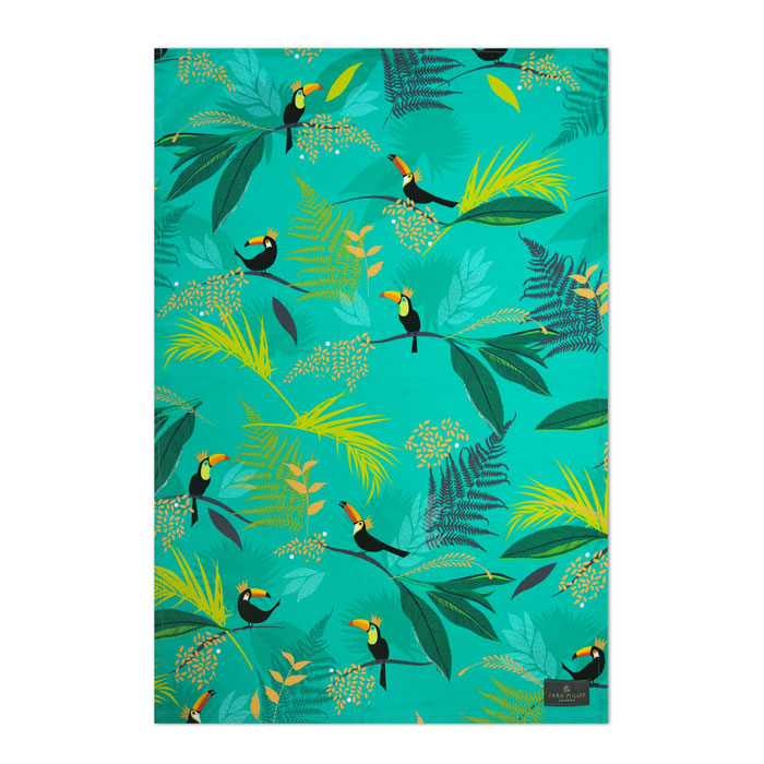 Sara Miller - Tea Towel Toucan