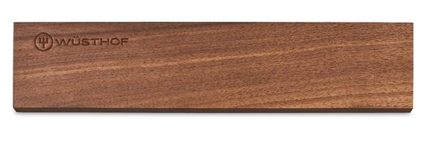 New Wusthof Magnetic Wooden Knife Rack - Walnut 30cms