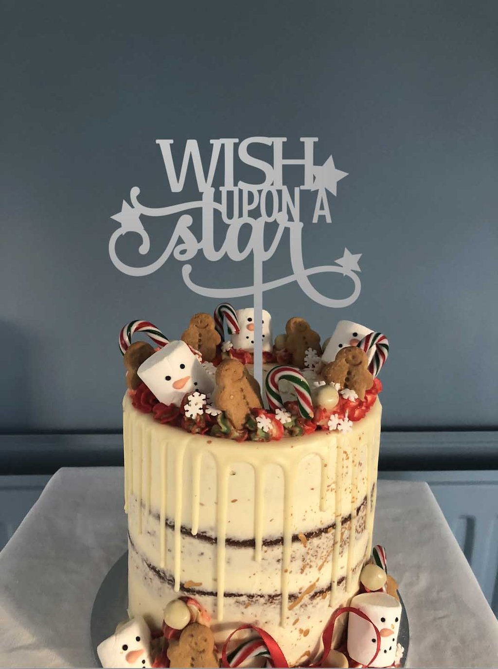 Lissie Lou - Cake Topper - Wish Upon a Star/Silver