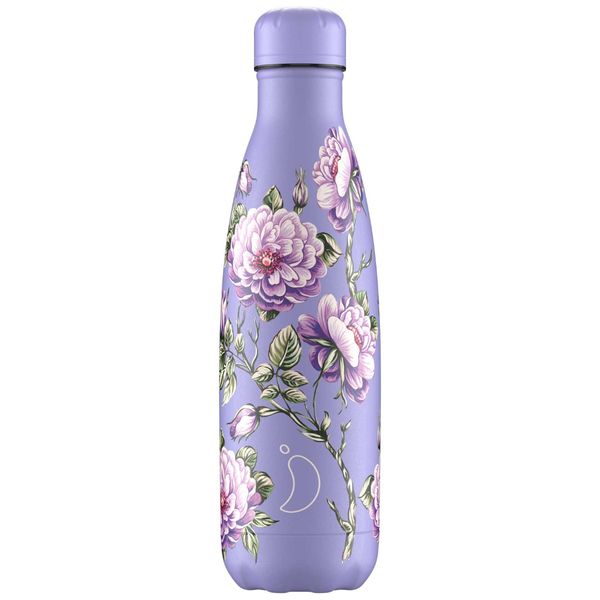 Chilly's Floral Violet Roses Water Bottle 500ml
