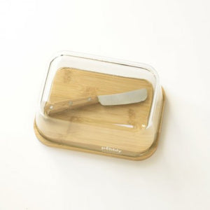 Pebbly - Butter dish set with knife