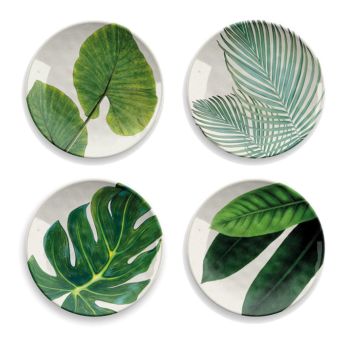Amazon Floral Set of 4 Assorted Side Plates 22cms
