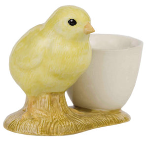 Quail Yellow Chick with Egg Cup