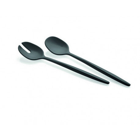 Guzzini Black 28cm Salad Servers