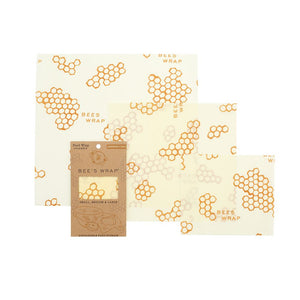 Bees Wax Set of 3 Assorted Size Wraps