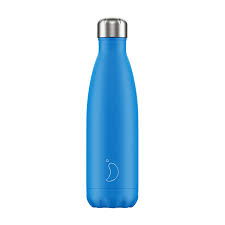 Chilly's - Neon Blue Water Bottle - 500ml