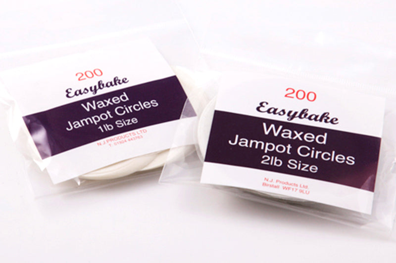 Easybake 2lb Waxed Jam Pot circles