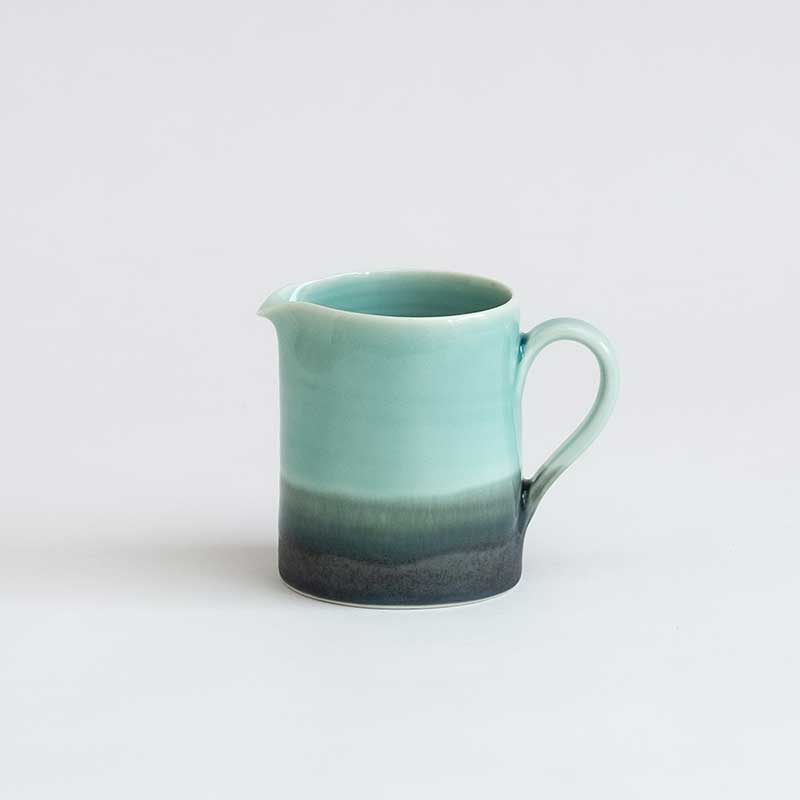 Edit Juhasz - Hand Thrown Porcelain - Small Jug - Turquoise