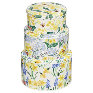 Emma Bridgewater - Little Daffodils Set of Three Round Cake Tins