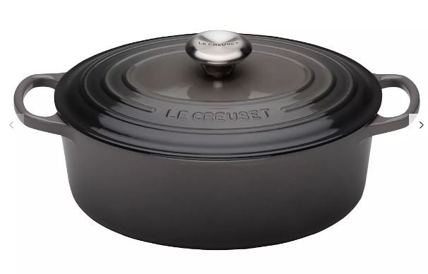 Le Creuset Cast Iron - Flint (5 sizes available round & oval)