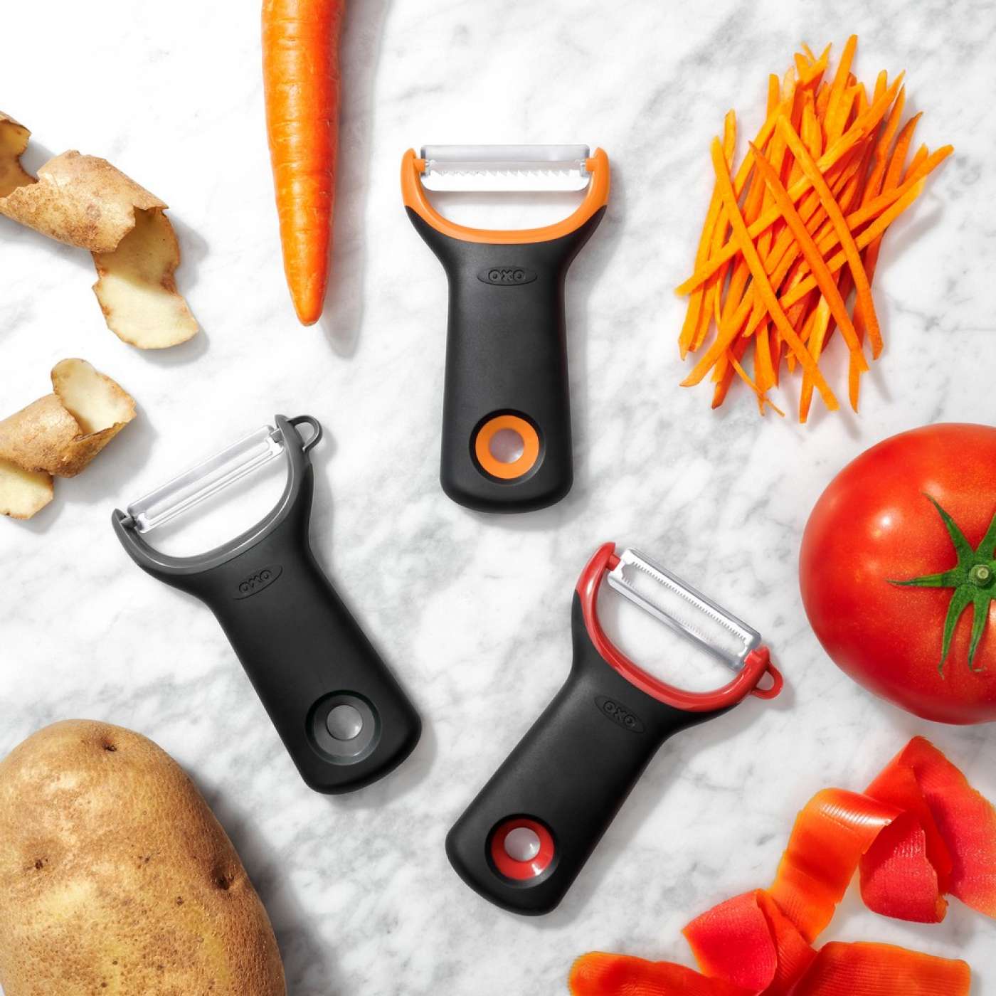 OXO Good Grips - 3-Piece Assorted Prep Peeler Set