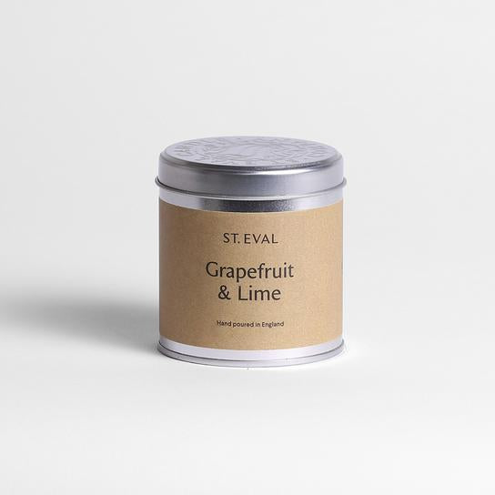 St Eval Candle Co - Grapefruit & Lime Scented Tin Candle