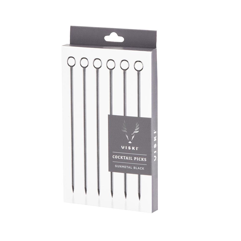 Viski Gunmetal Cocktail Picks