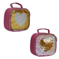 My little Lunch Heart Sequin Lunch Bag
