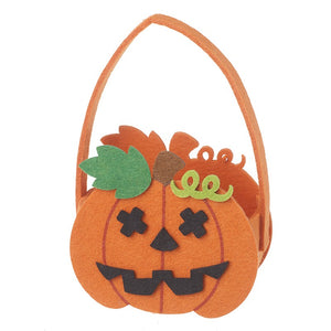 Felt Pumpkin Halloween Bag