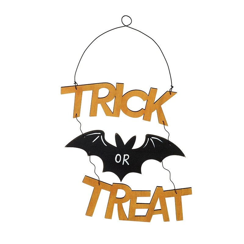 Heaven Sends - Wooden Hanging Trick Or Treat