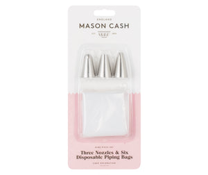 Mason Cash Medium Piping Nozzles with 6 Bags