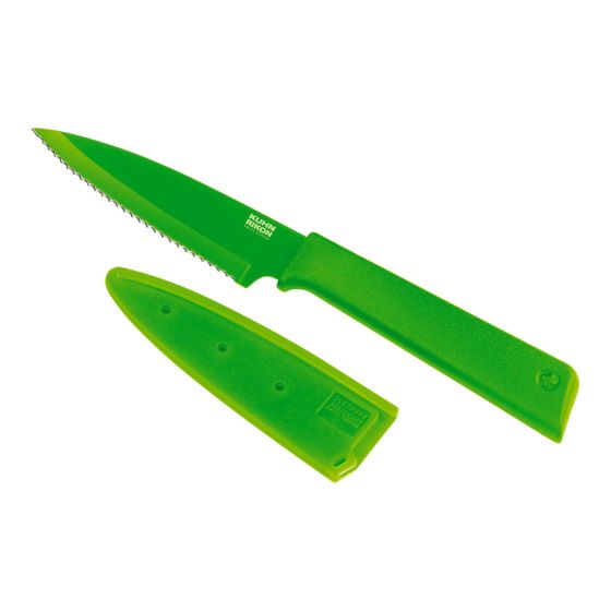 Colori Serrated Paring Knife with Sheath