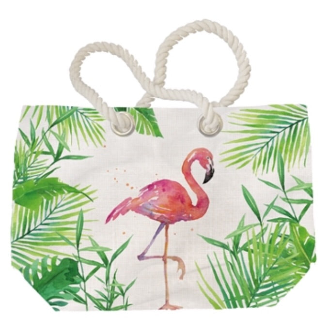 PPD Tropical Flamingo Beach Bag