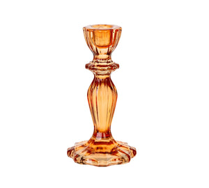 Talking Tables - Boho Orange Glass Candle Holder