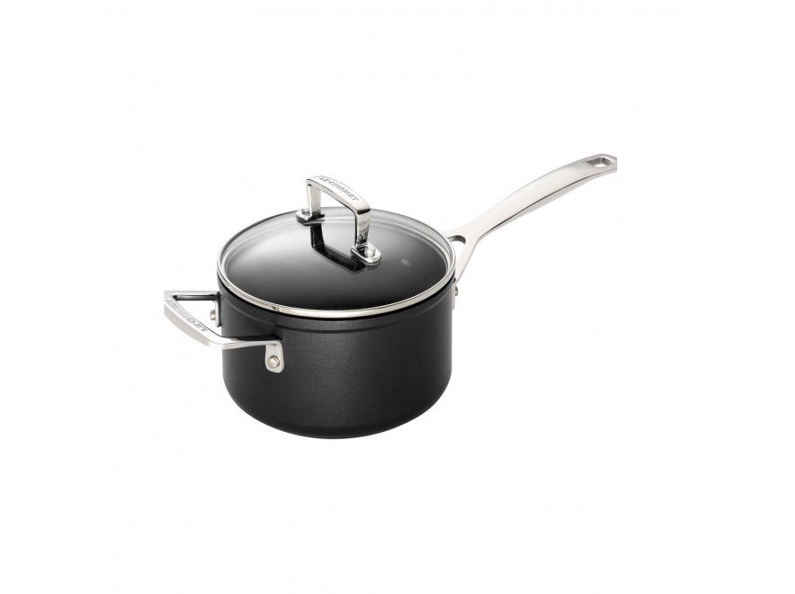 Le Creuset Toughened Non-Stick Saucepan with Glass Lid (3 sizes available)