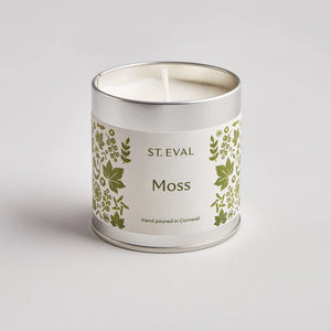 St Eval Moss, Folk Scented Tin Candle