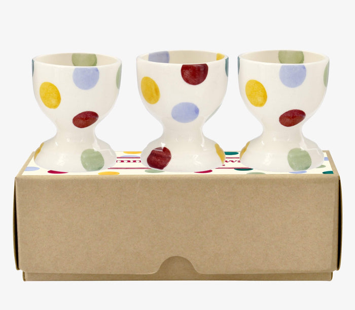 Emma Bridgewater - Polka Dot Set of 3 Egg Cups Boxed