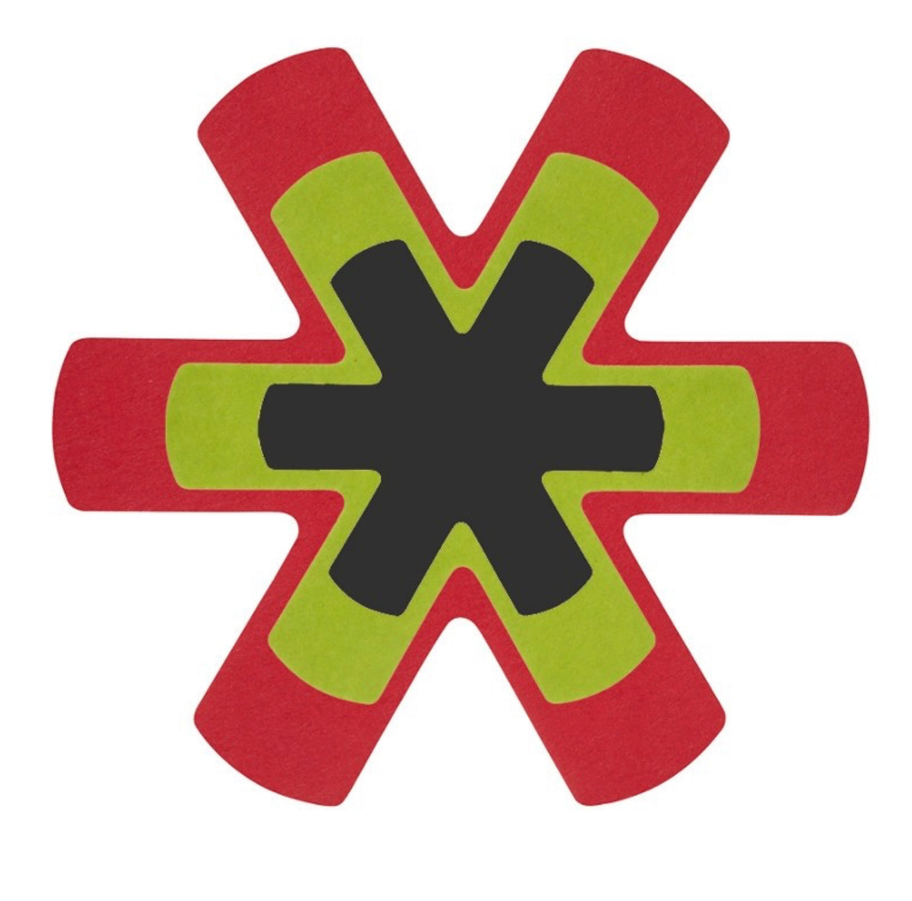 Dexam Pan Protectors Set of 3 - Red/Green/Grey